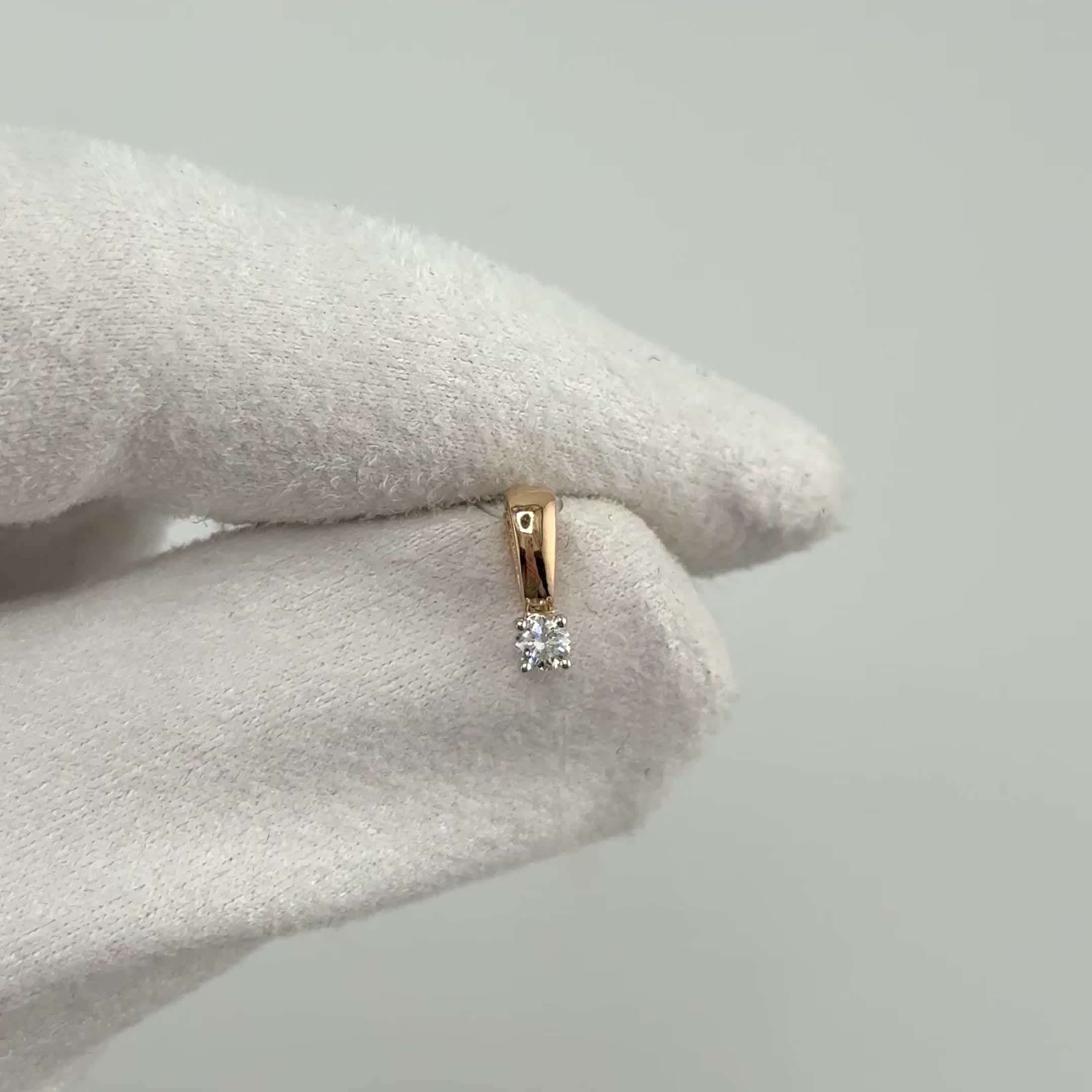 Подвеска с бриллиантом из золота 585 пробы арт. 4540-310