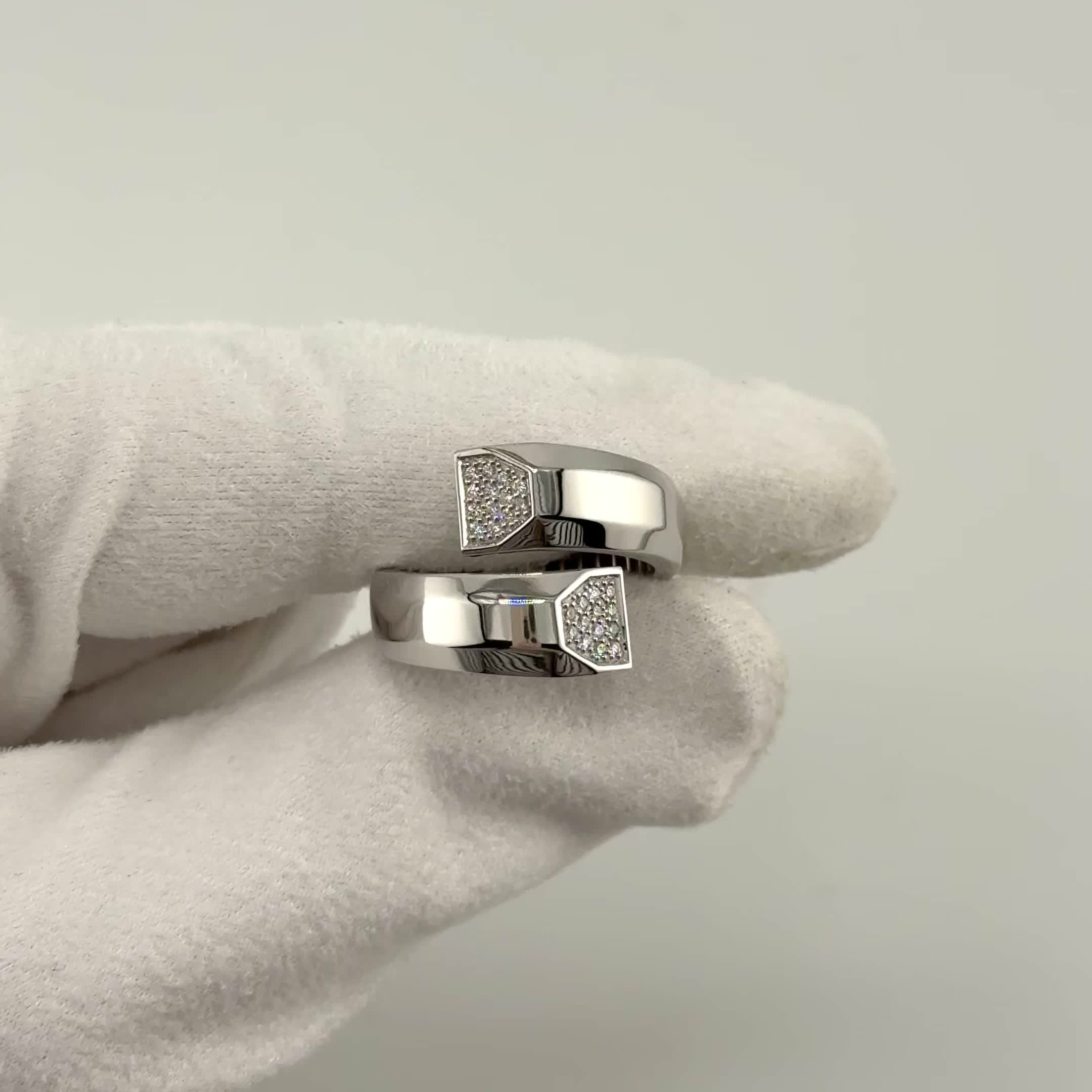 Кольцо с бриллиантами из белого золота 585 пробы арт. 4563-11001