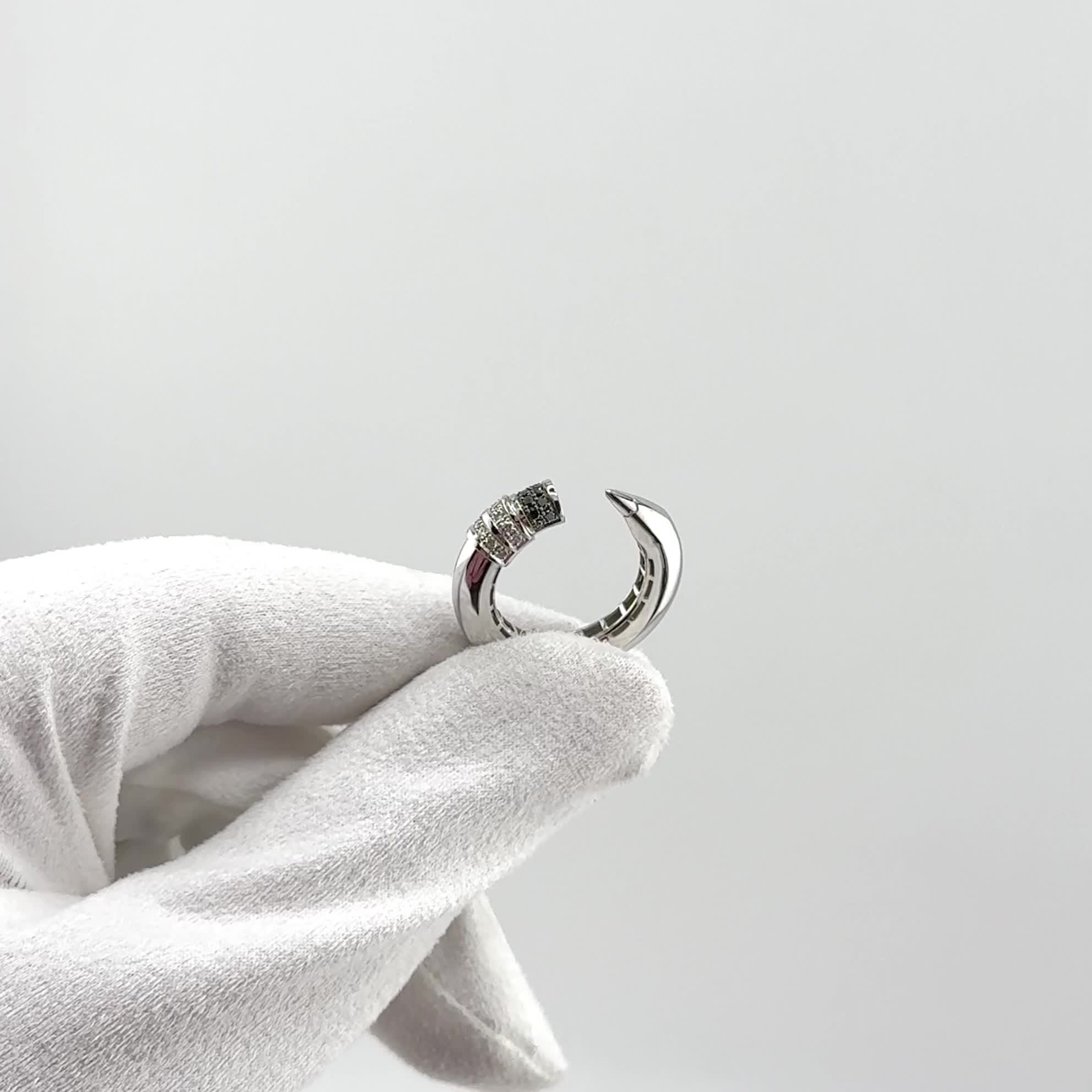 Кольцо с бриллиантами из белого золота 585 пробы арт. 4597-11901