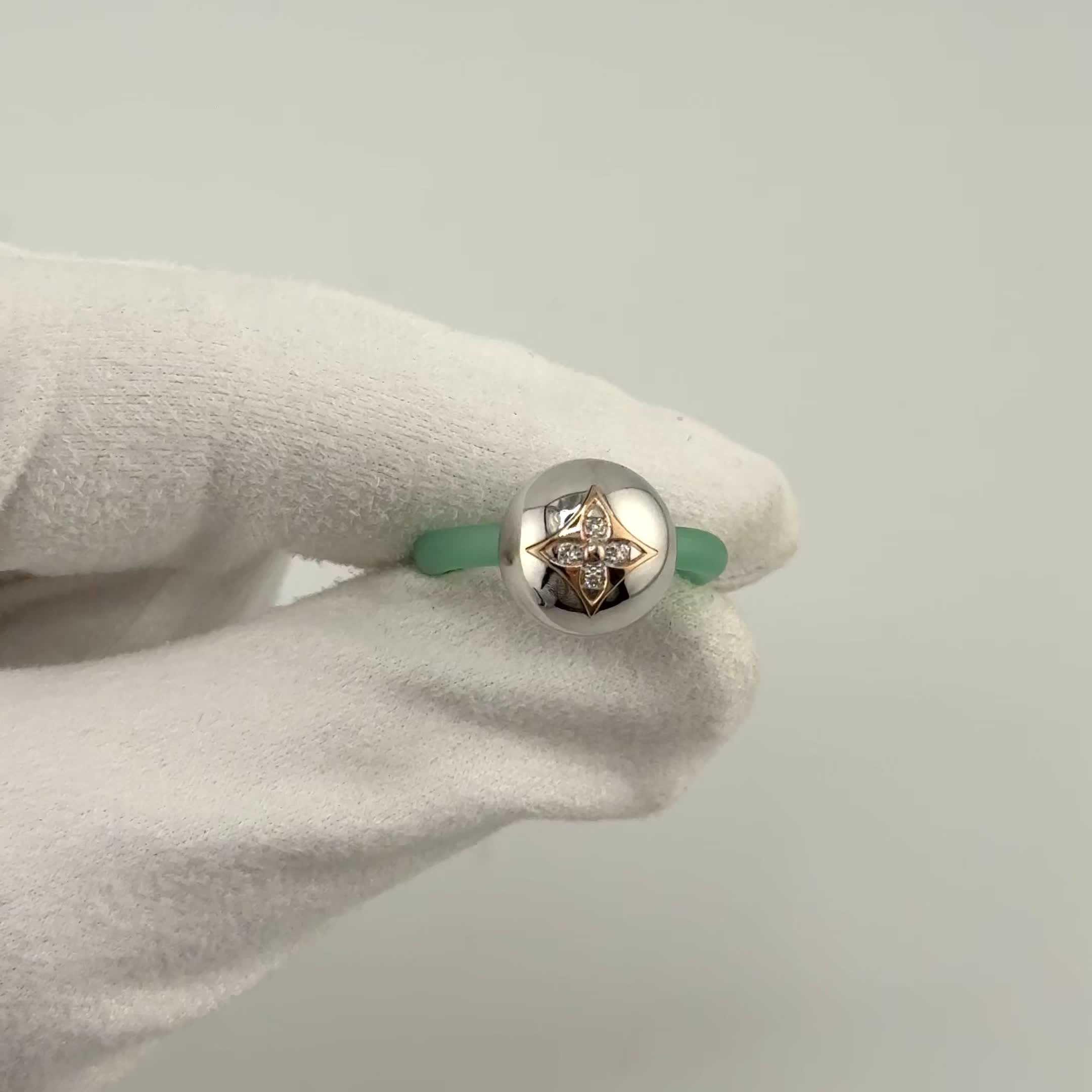 Кольцо с бриллиантами и каучуком из золота 585 пробы арт. 4617-11001-1