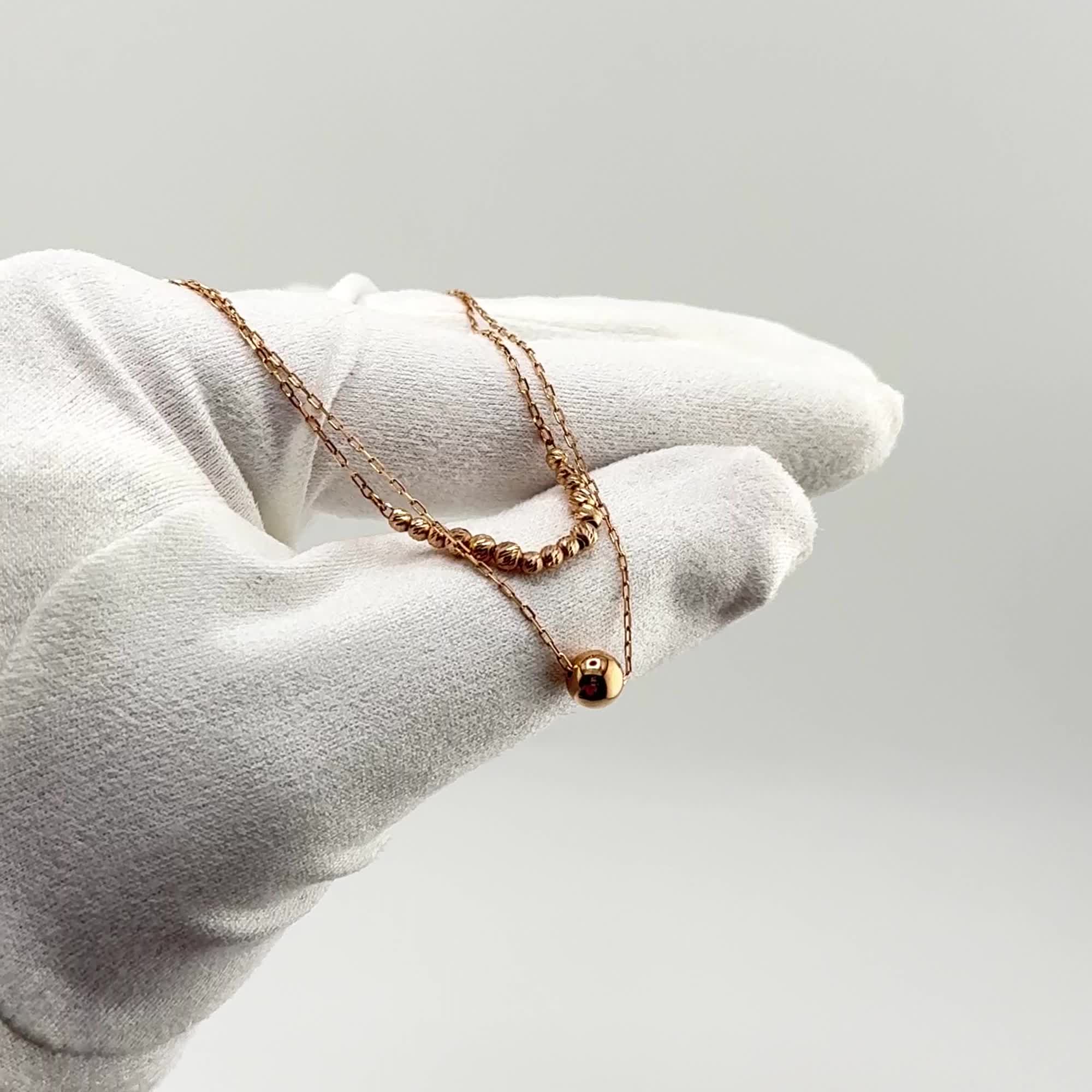 Колье из золота 585 пробы арт. 51-170-01177-1