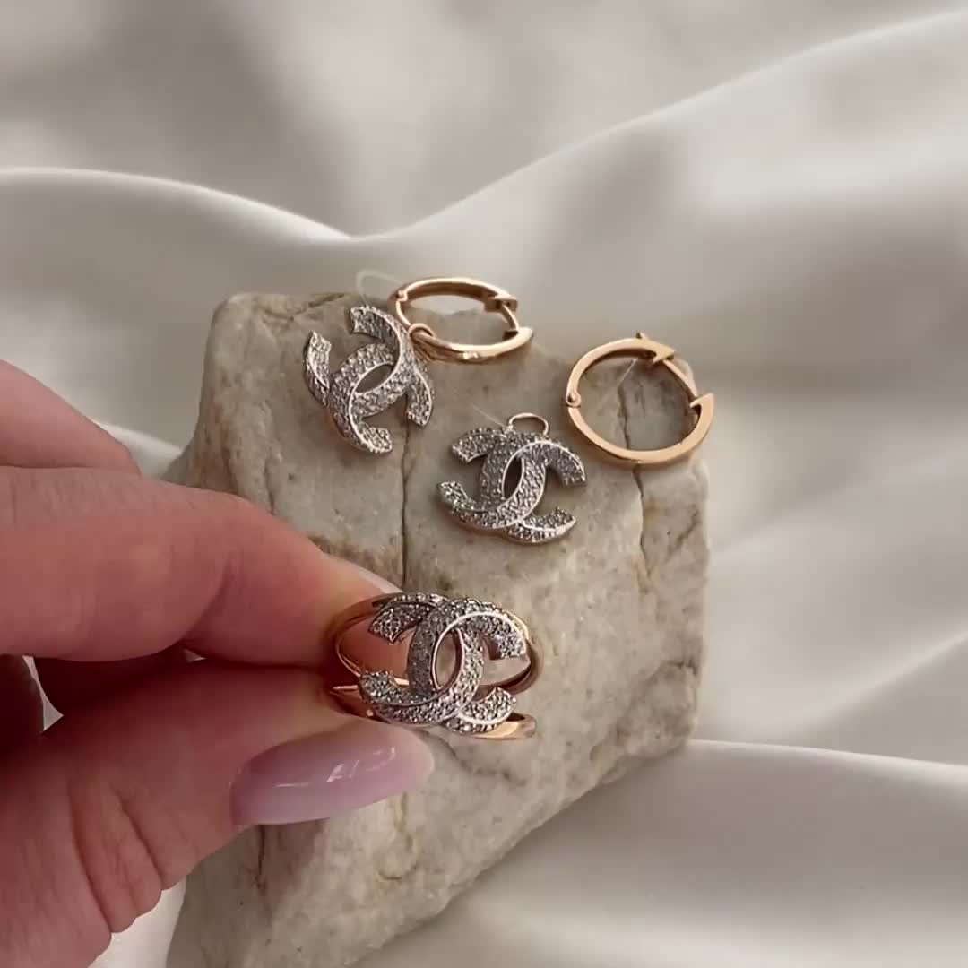 Серьги с бриллиантами из золота 585 пробы арт. С/569-120