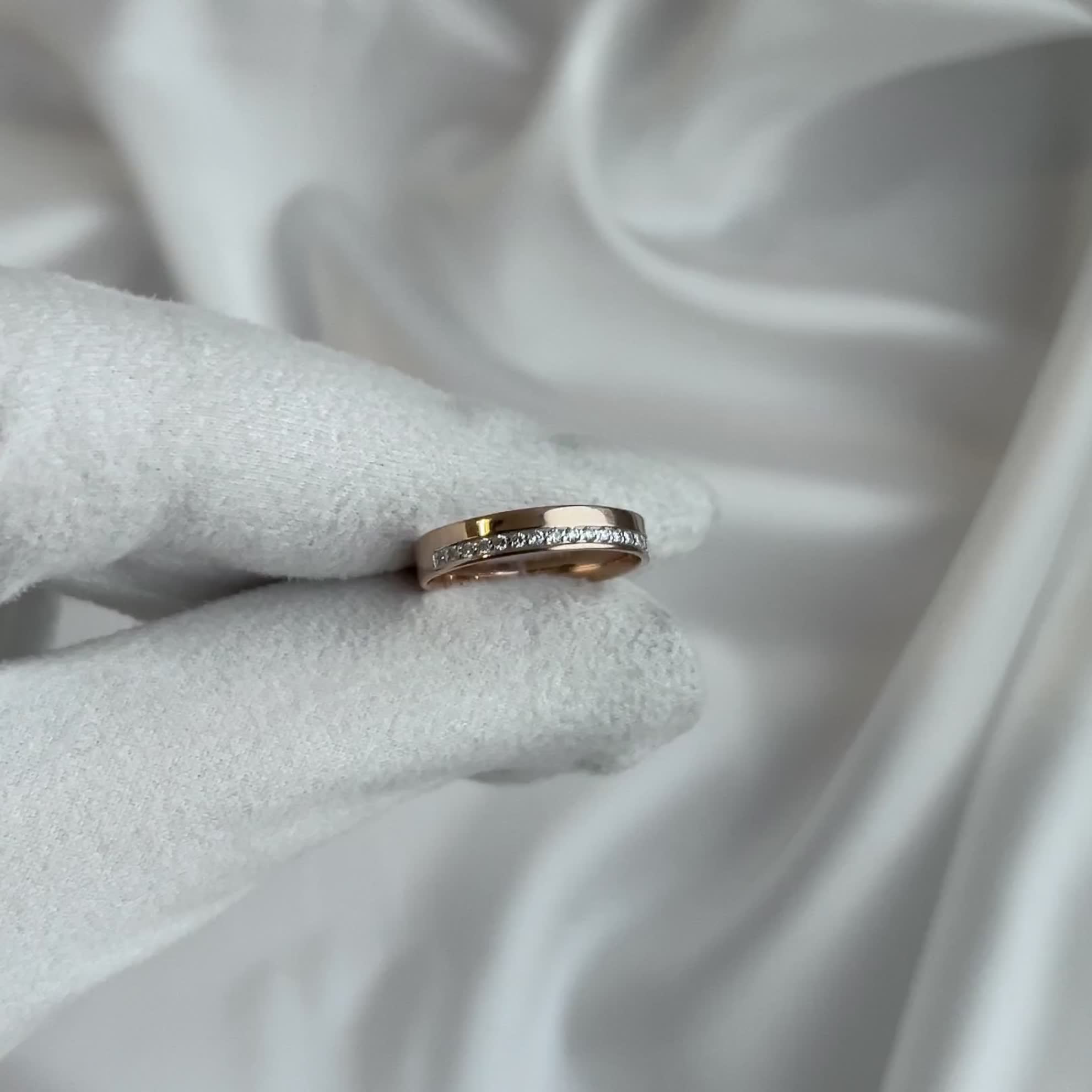 Кольцо с бриллиантами из золота 585 пробы арт. 6-31-0024-101