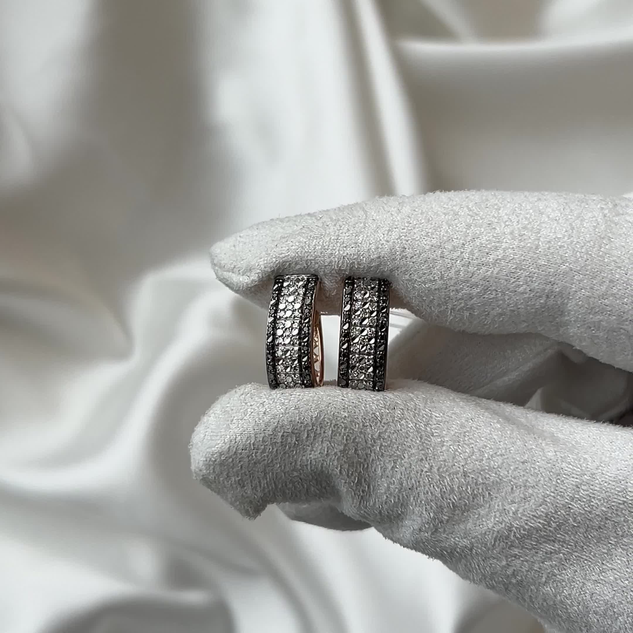 Серьги с бриллиантами из золота 585 пробы арт. 7020107