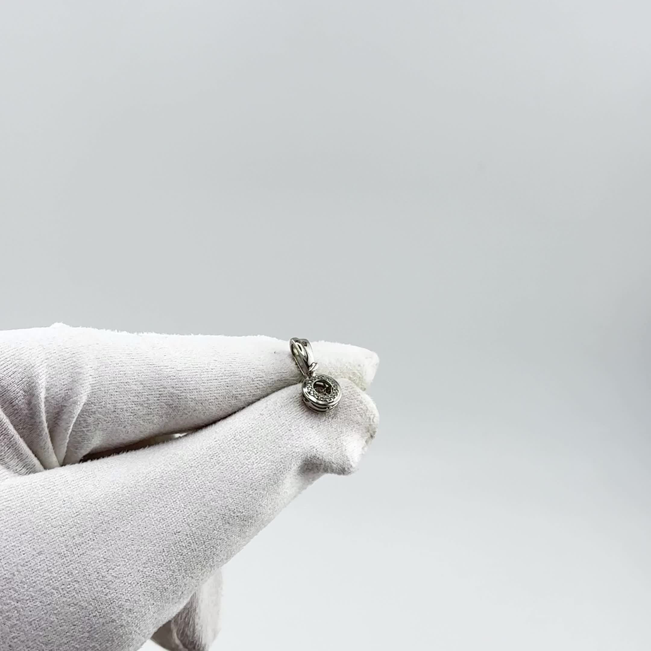 Подвеска с танцующим бриллиантом из белого золота 585 пробы арт. 920913.2