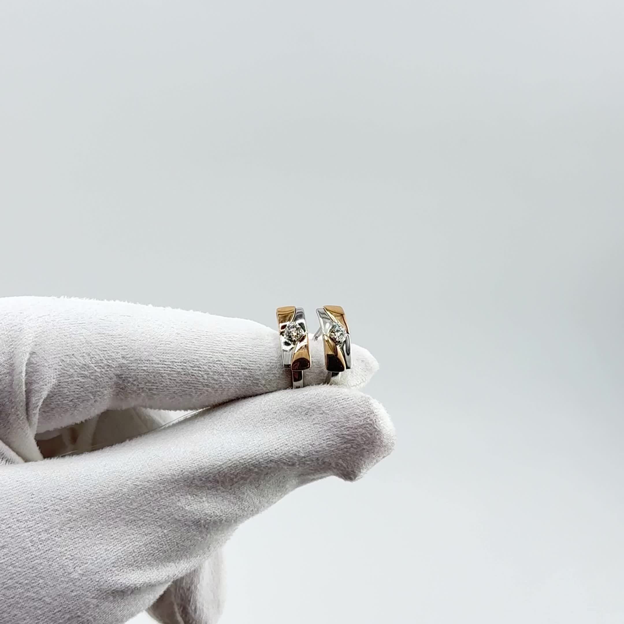 Серьги с бриллиантами из золота 585 пробы арт. 941661к.1