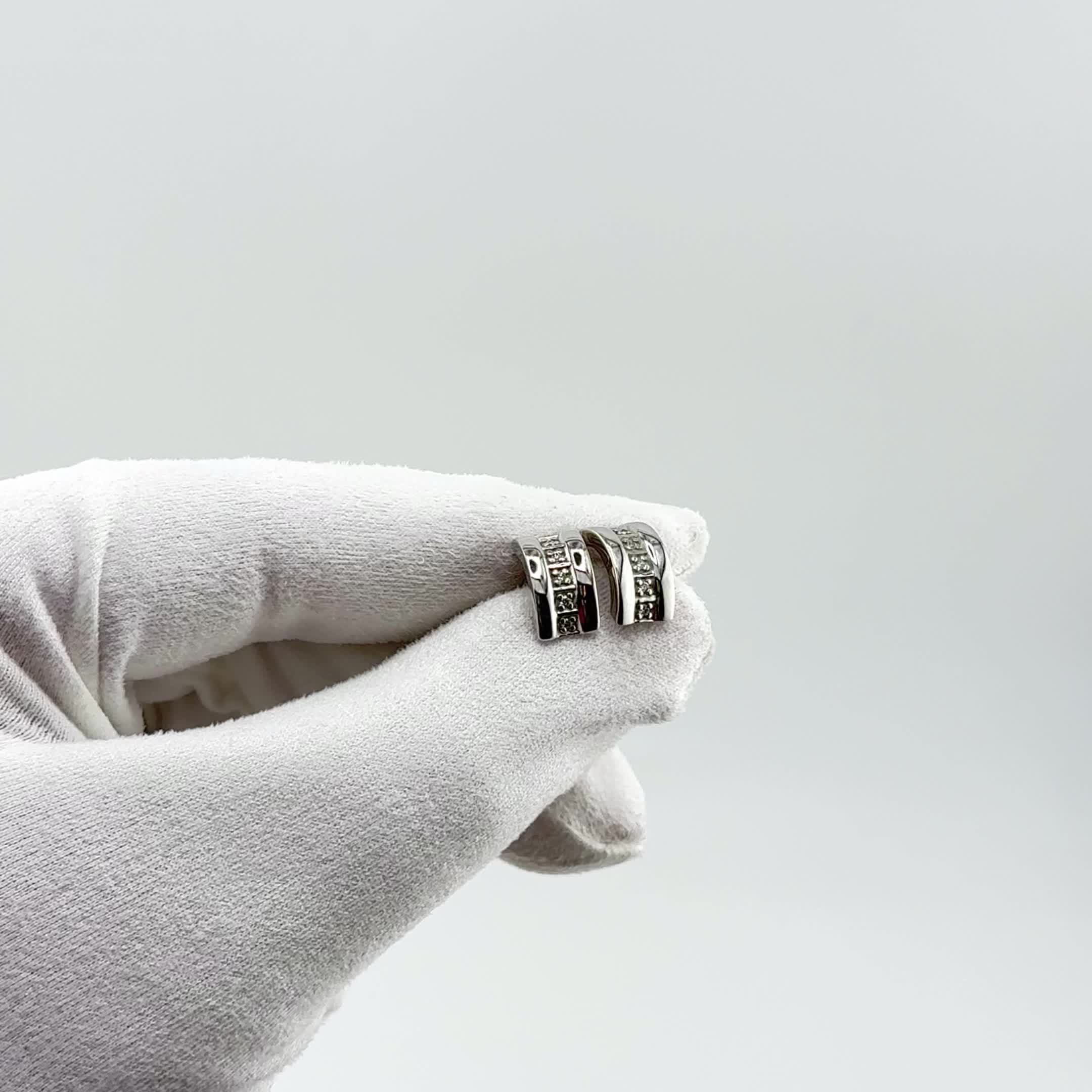 Серьги с бриллиантами из белого золота 585 пробы арт. 942672.2