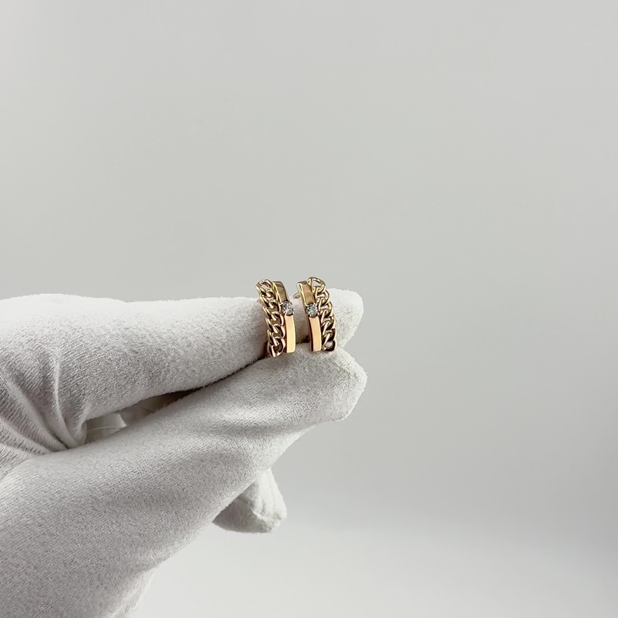 Серьги с бриллиантами из золота 585 пробы арт. 943004к.1