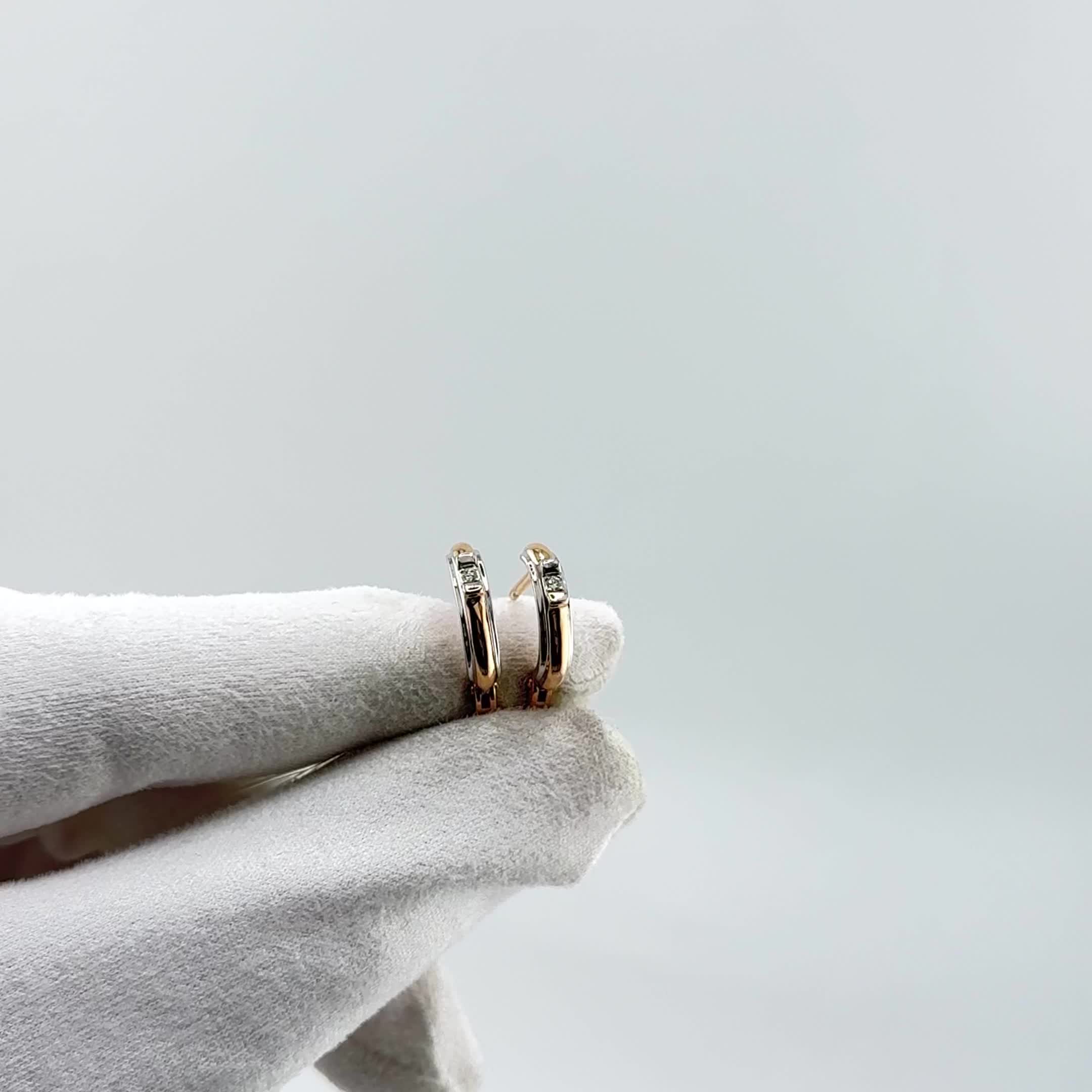 Серьги с бриллиантами из золота 585 пробы арт. 943075к.1