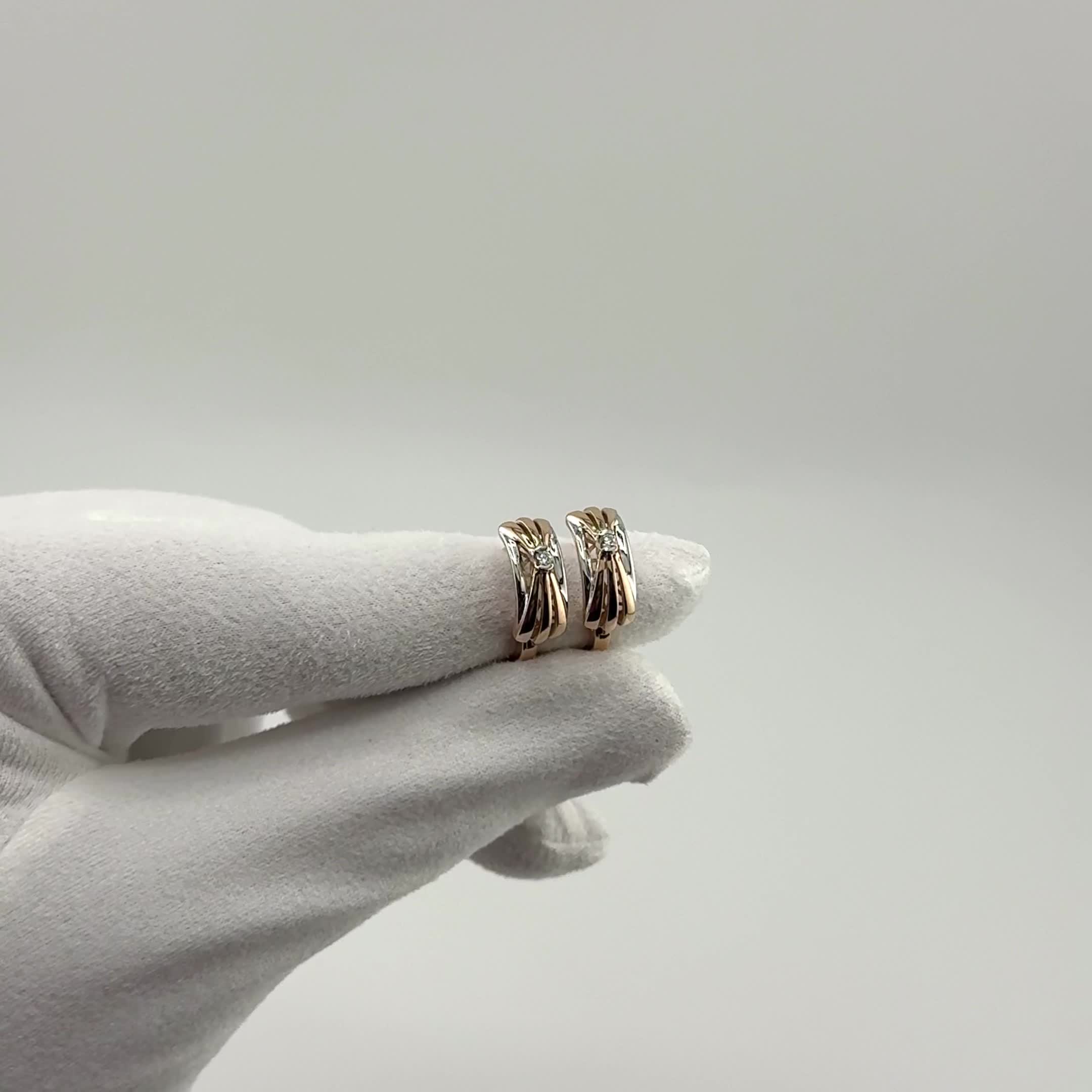 Серьги с бриллиантами из золота 585 пробы арт. 943078к.1