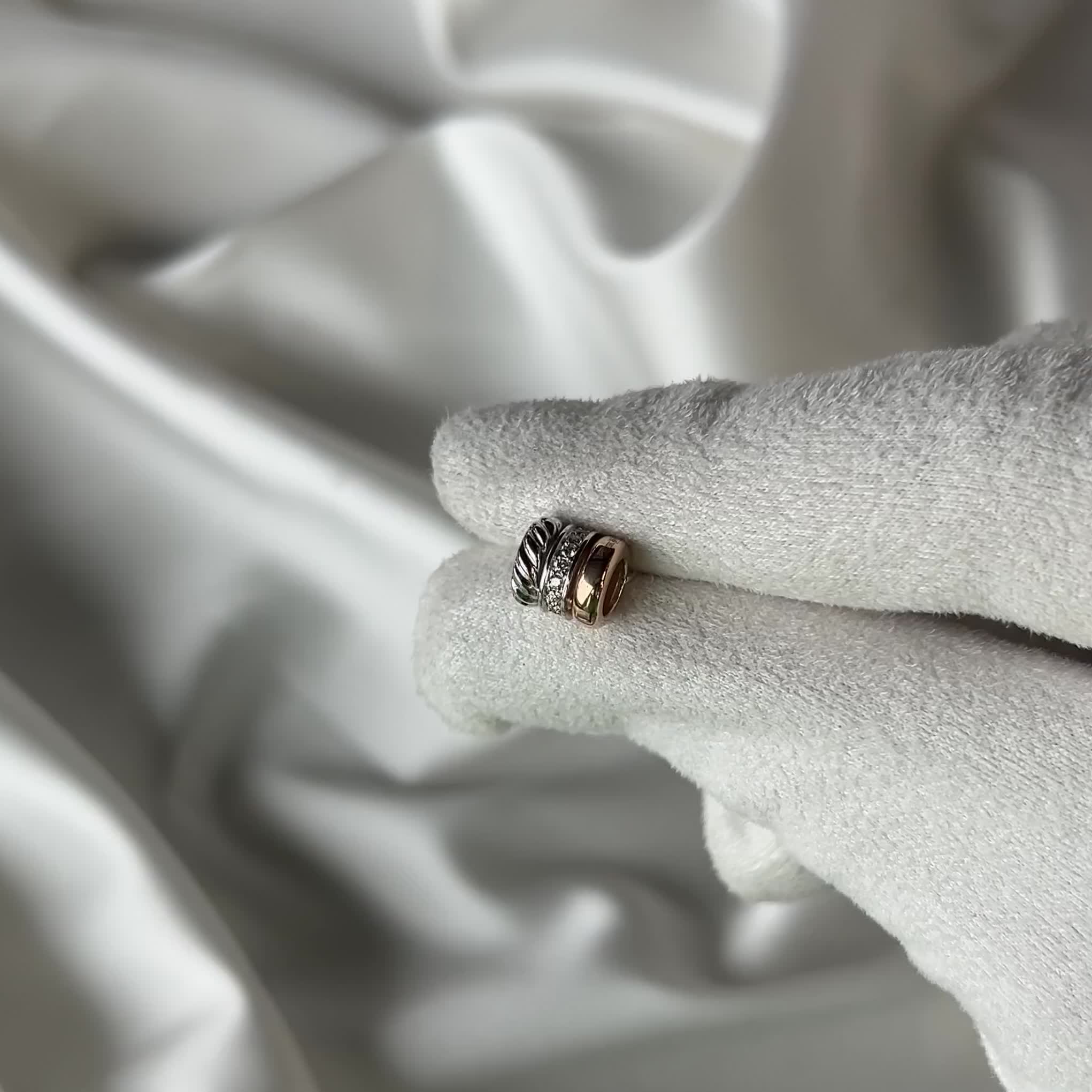 Подвеска с бриллиантами из золота 585 пробы арт. 945-3210