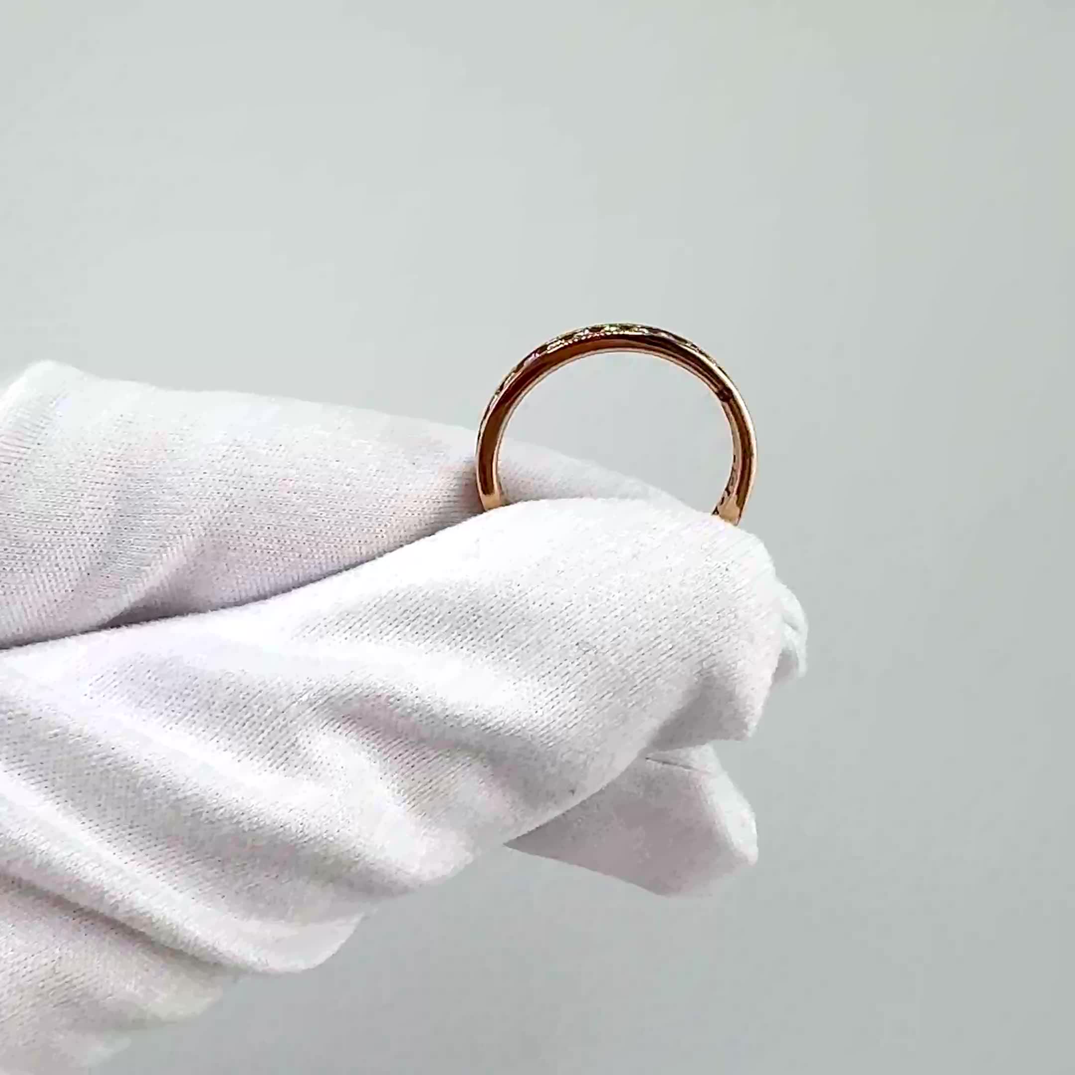 Кольцо с бриллиантами из золота 585 пробы арт. 961559к.1