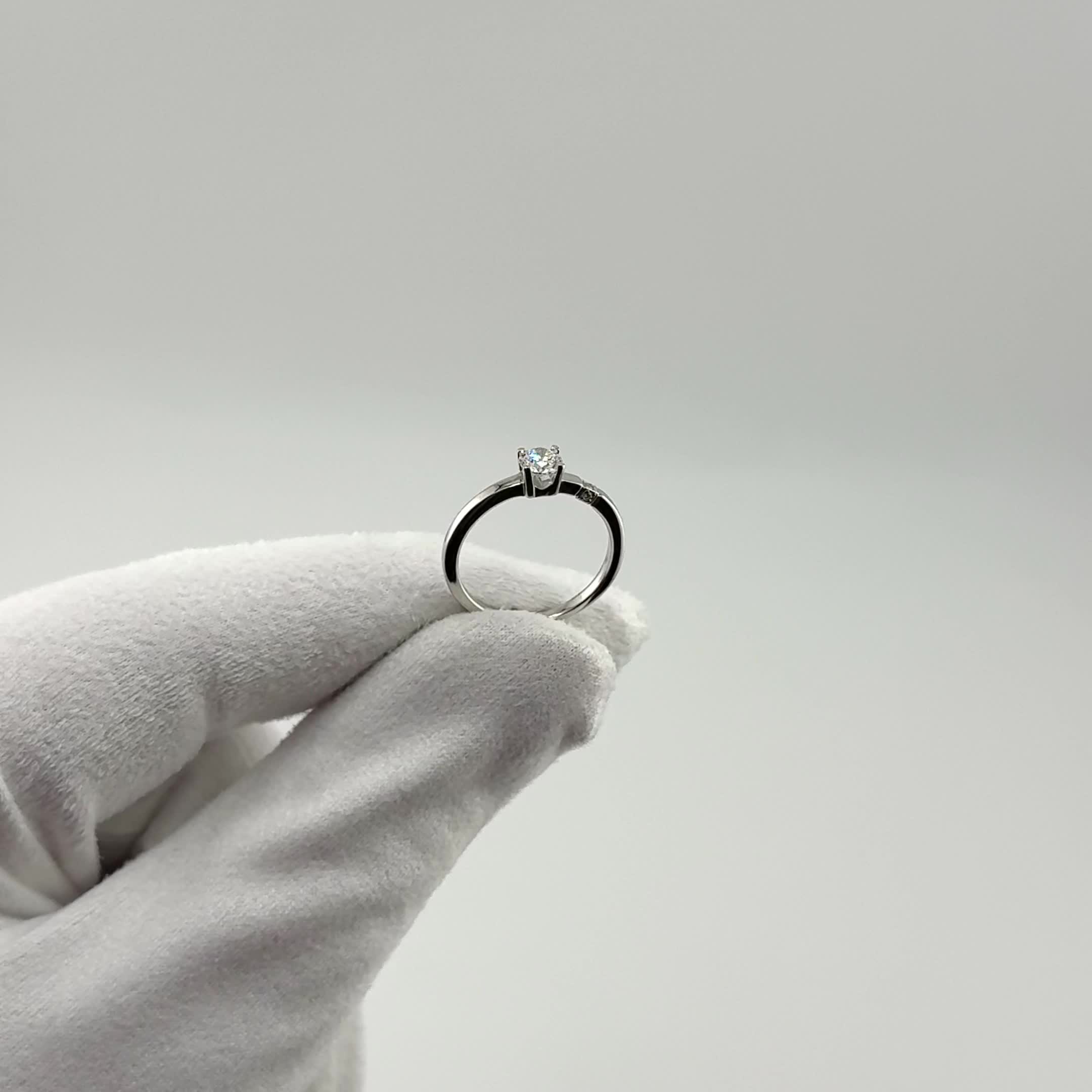 Кольцо с бриллиантами из золота 585 пробы арт. 963500.2