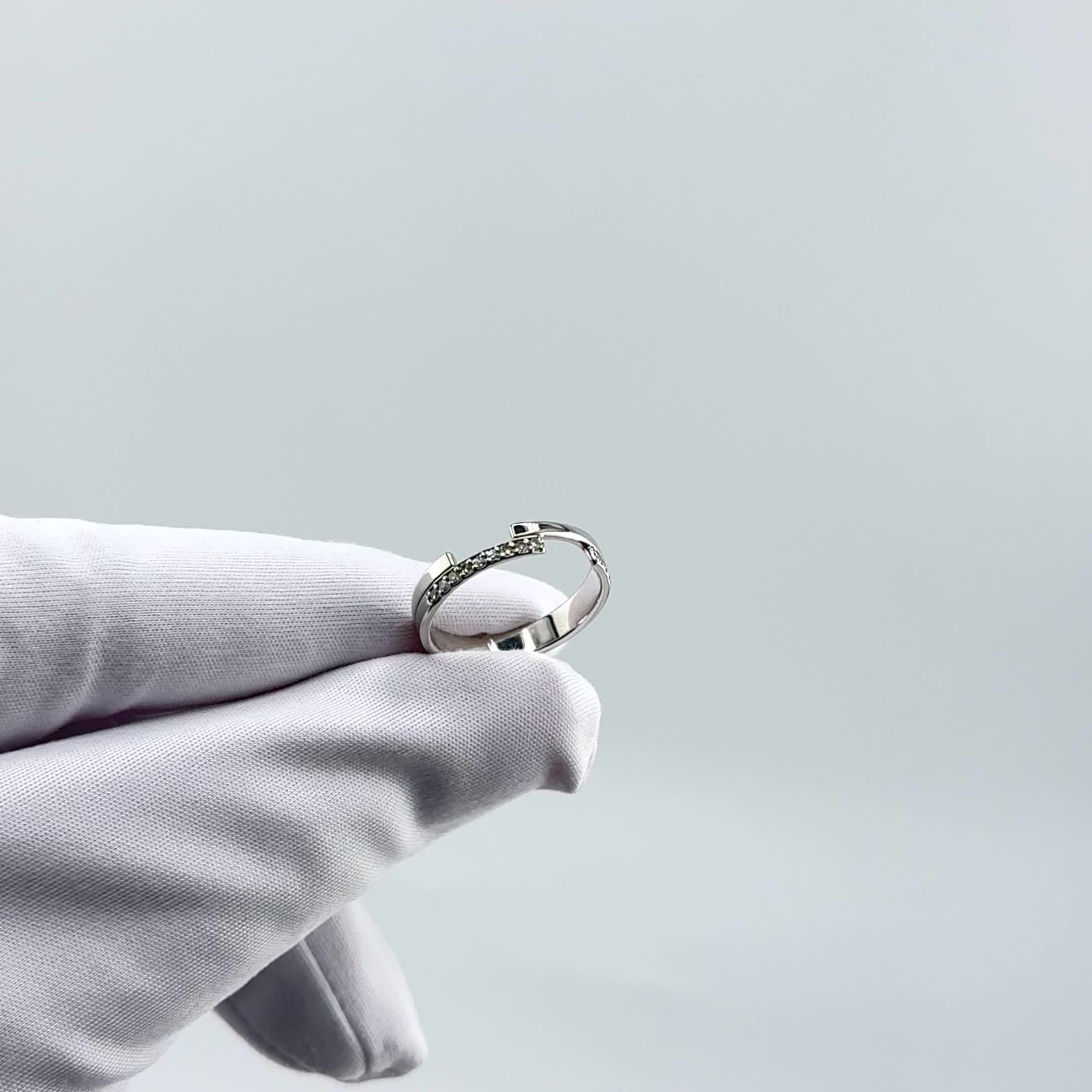 Кольцо с бриллиантами из белого золота 585 пробы арт. 964129.2