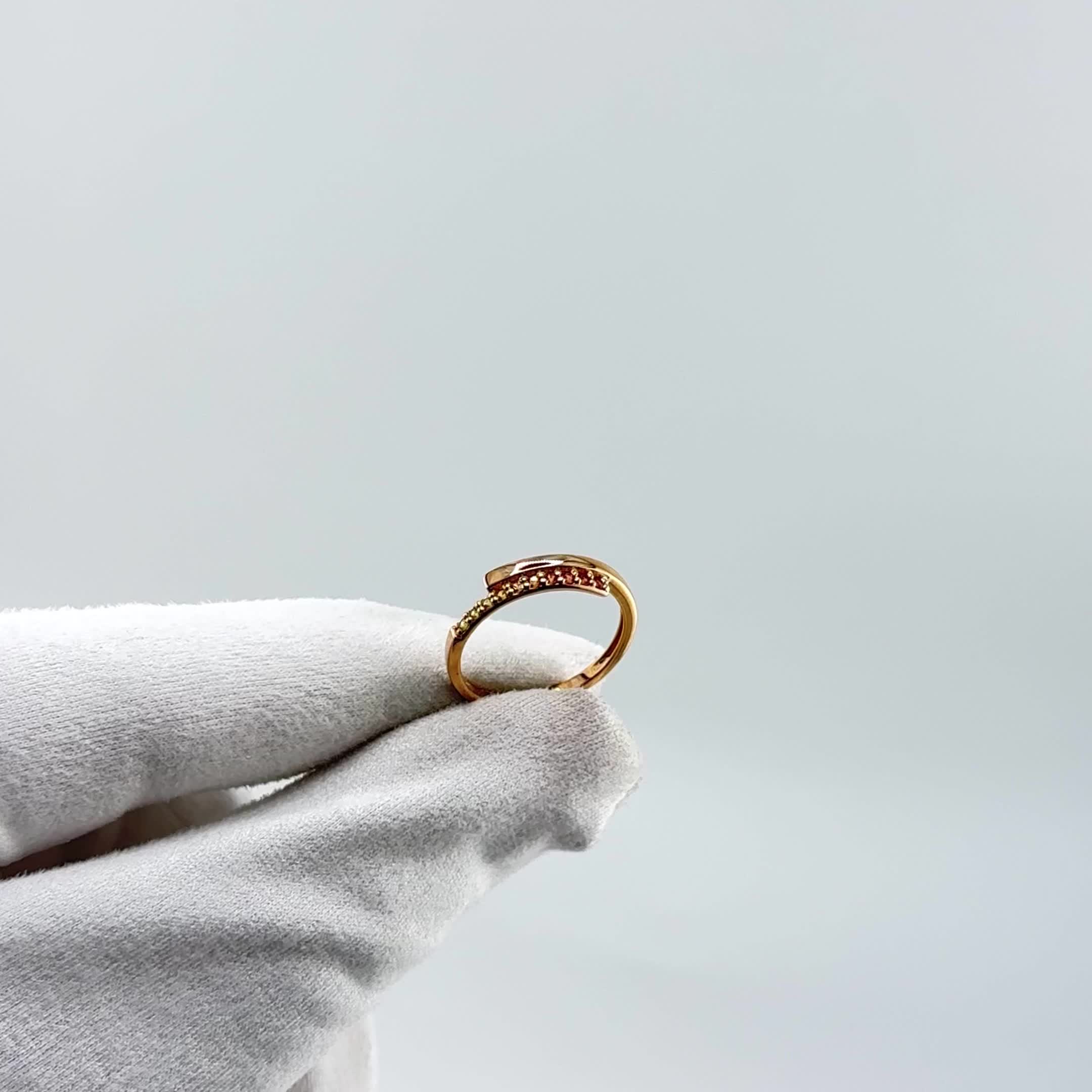 Кольцо с сапфирами из золота 585 пробы арт. 964437к.1