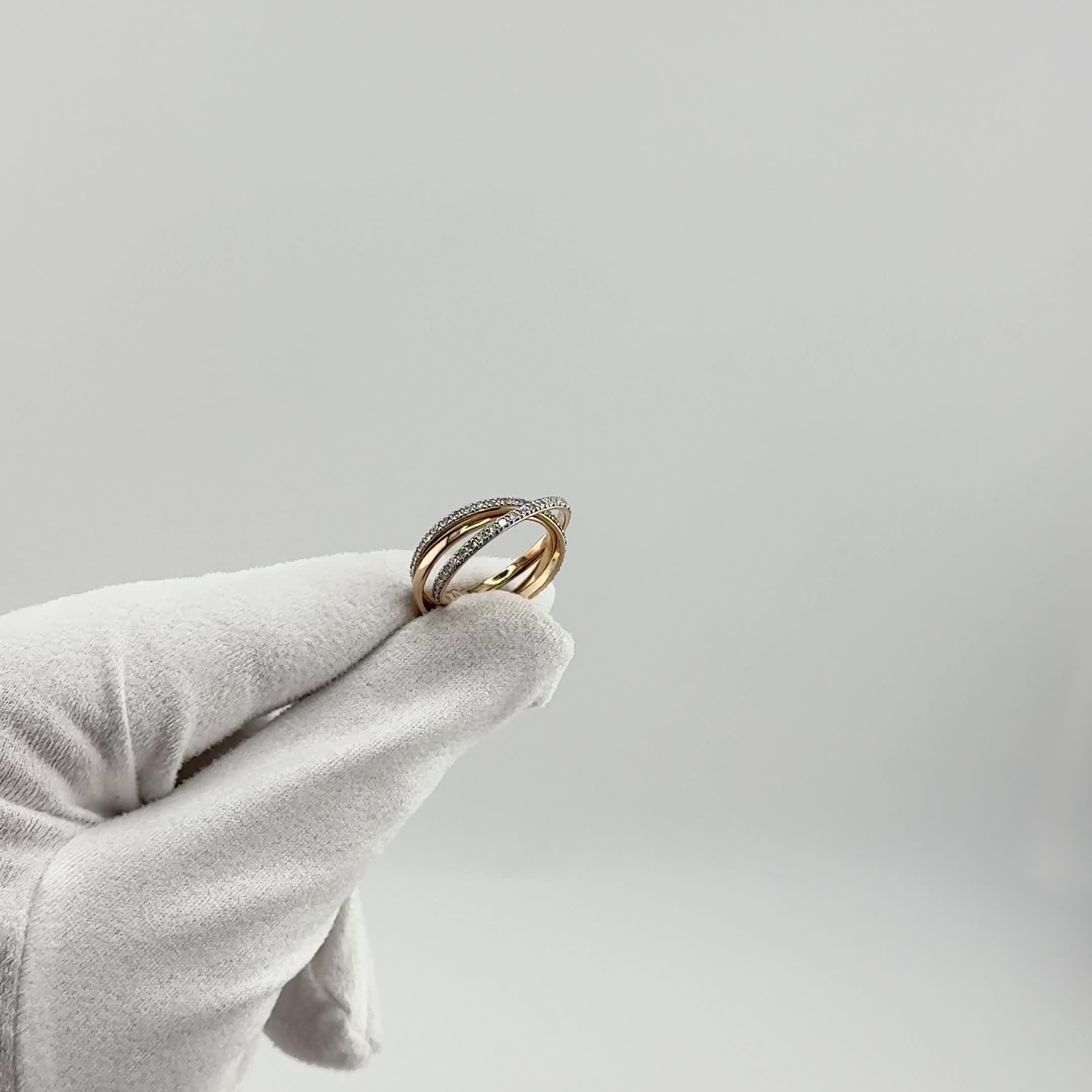 Кольцо с бриллиантами из золота 585 пробы арт. 964547.1