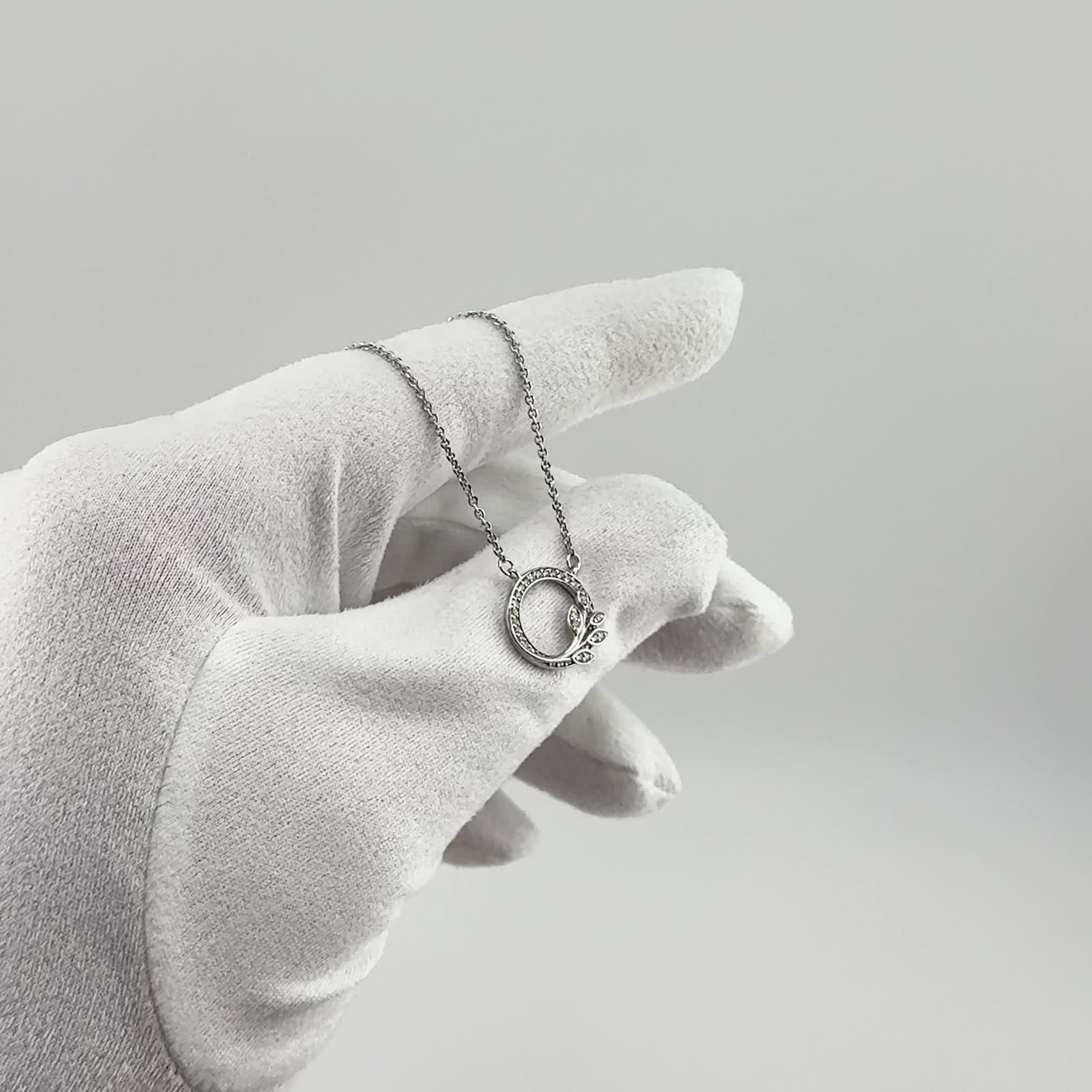 Колье с бриллиантами из белого золота 585 пробы арт. 970499.2