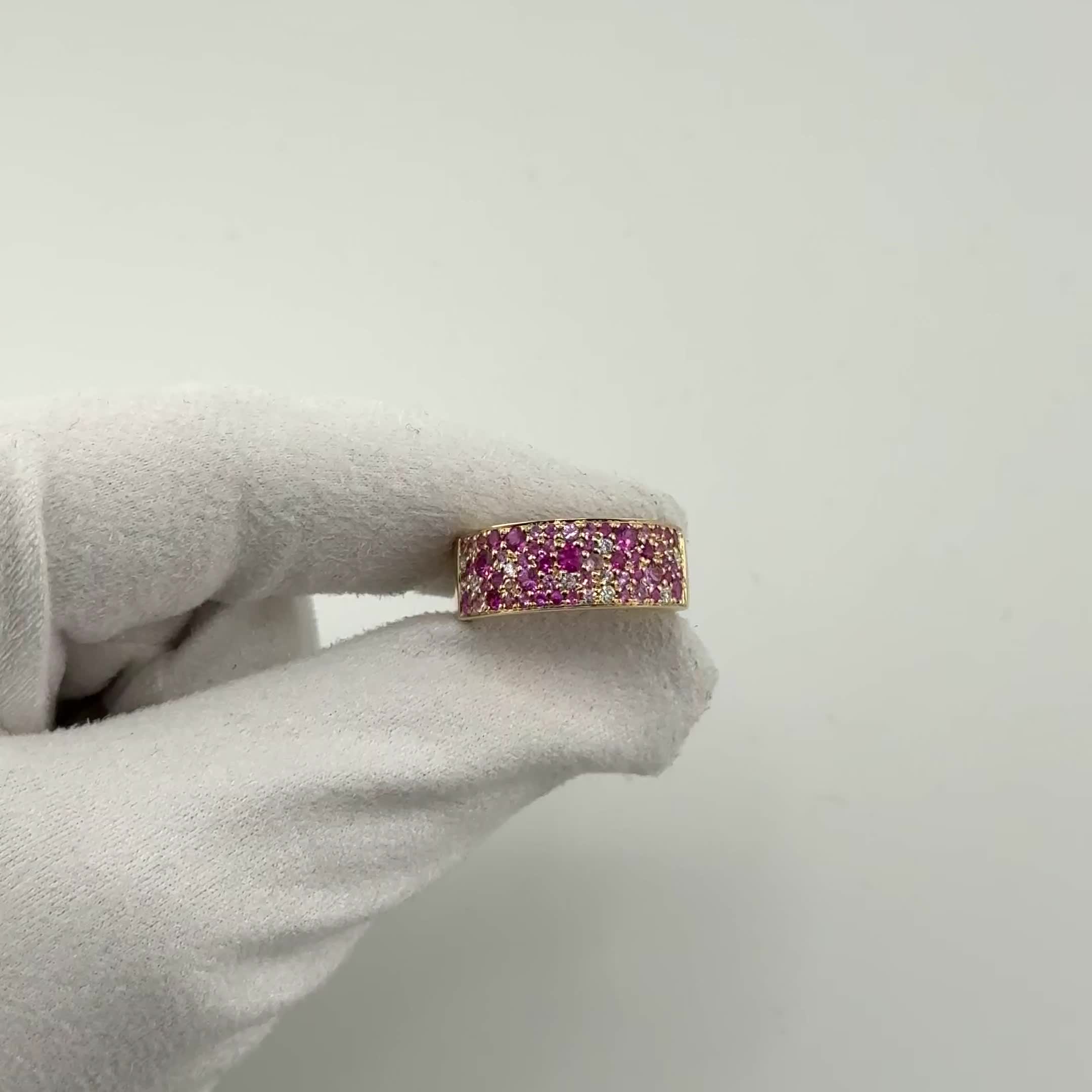 Кольцо с сапфирами и бриллиантами из золота 585 пробы арт. CR13569-WD-PS-YG