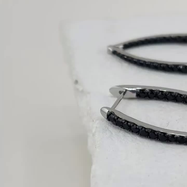 Серьги со шпинелью из серебра 925 пробы арт. E8315_SR_SP_WG