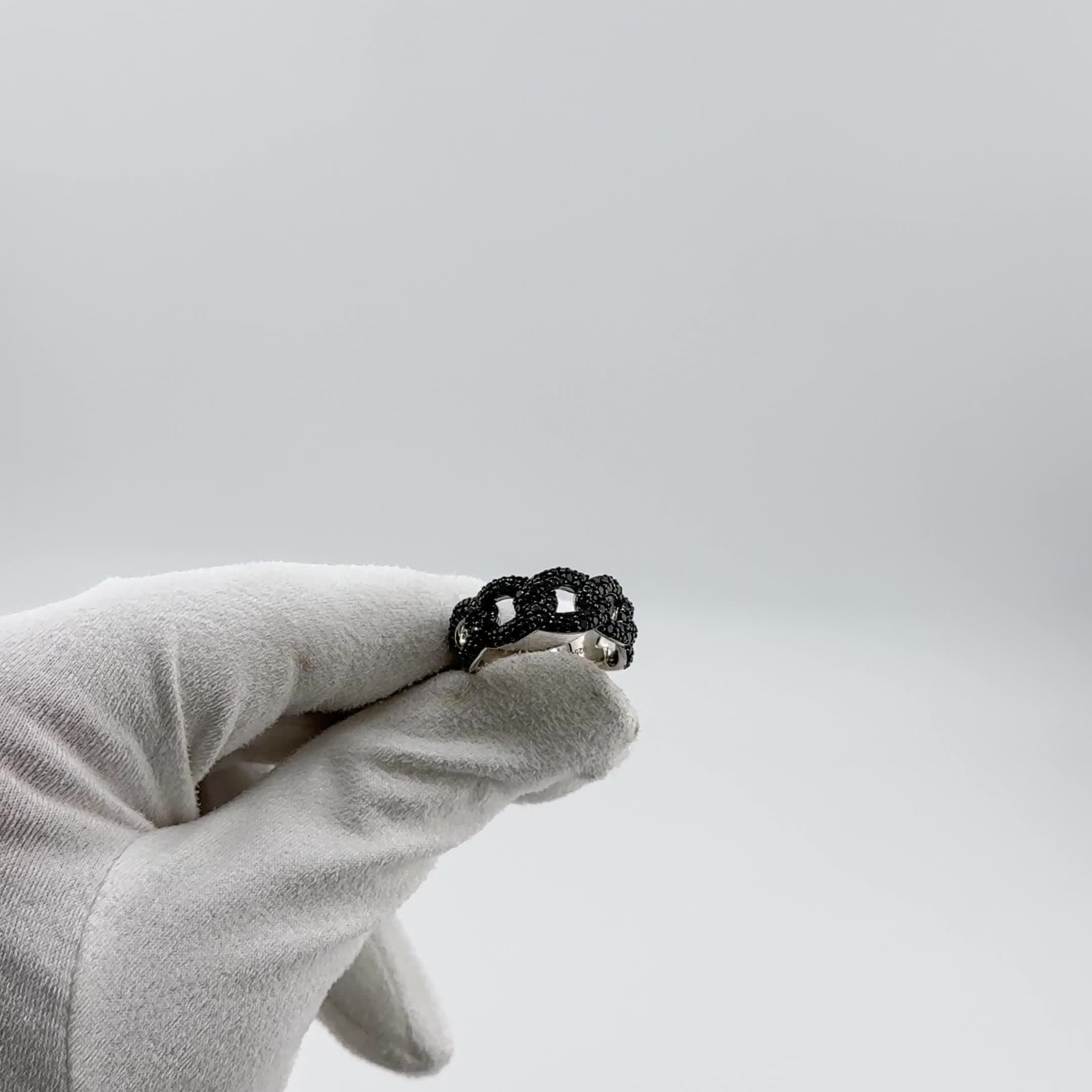 Кольцо со шпинелью из серебра 925 пробы арт. R12692_KO_SP_WG