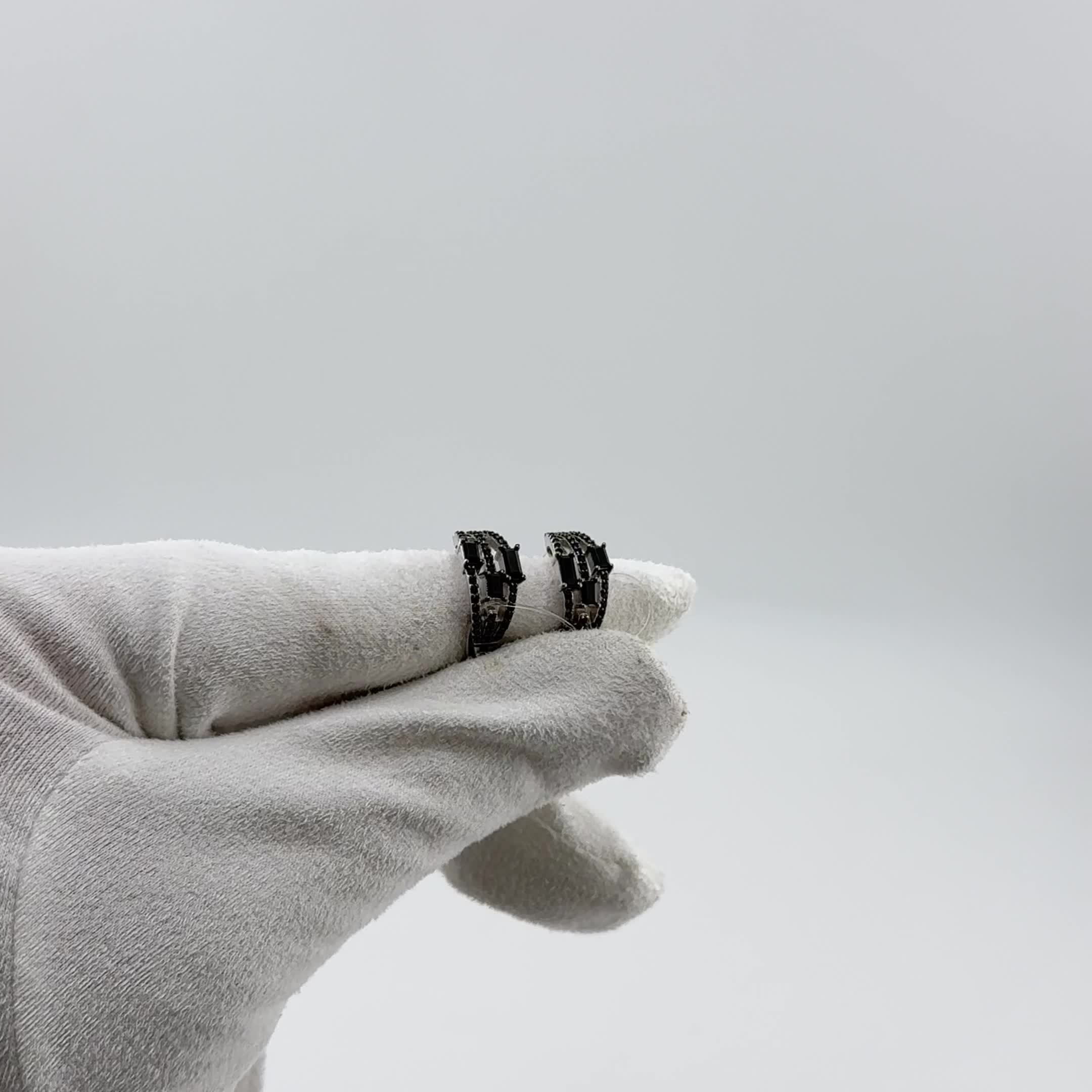 Серьги со шпинелью из серебра 925 пробы арт. SE3767_SR_SP_WG