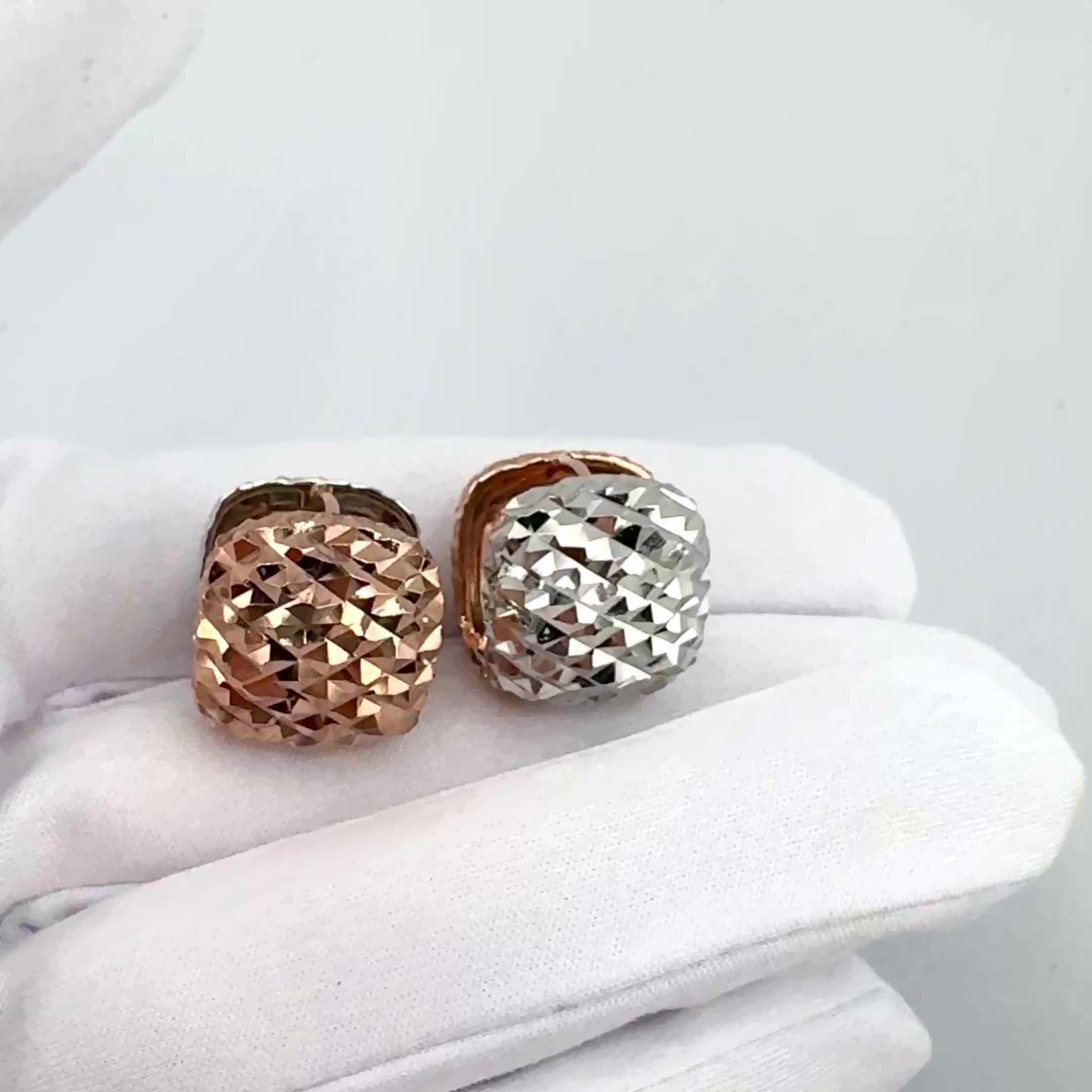 Серьги из серебра 925 пробы с позолотой арт. ER1188