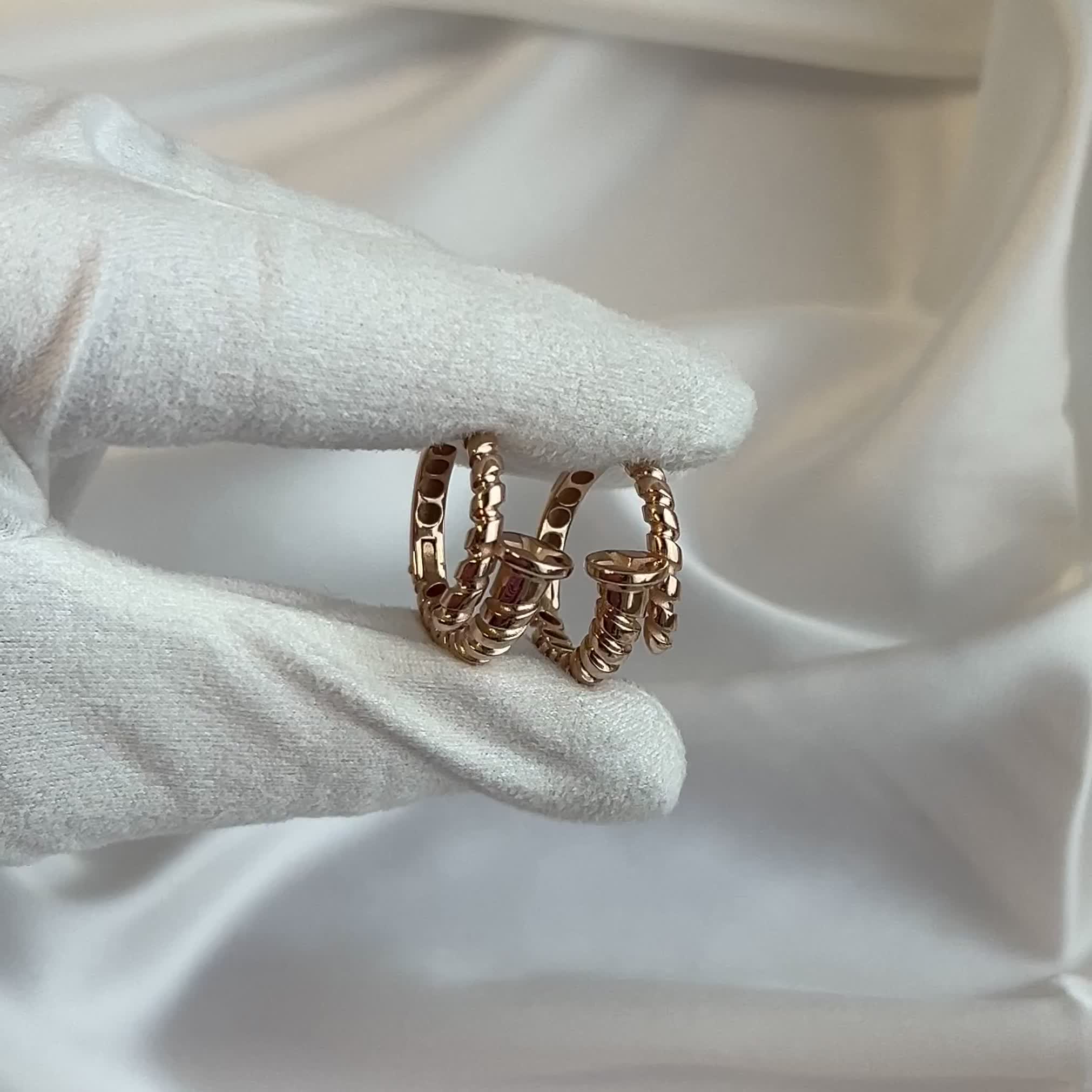 Серьги из золота 585 пробы арт. С5295