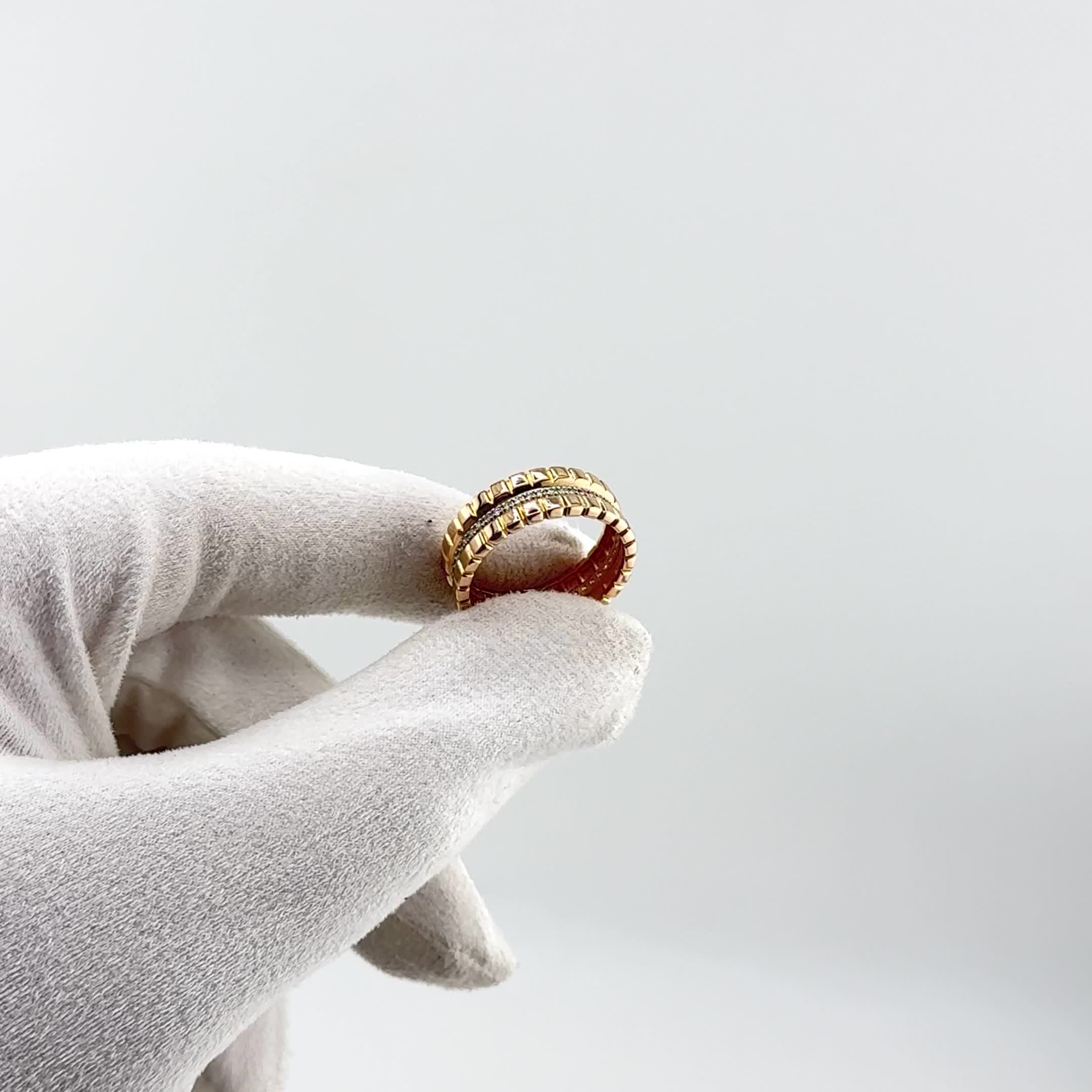 Кольцо с бриллиантами из золота 585 пробы арт. К-1685-01