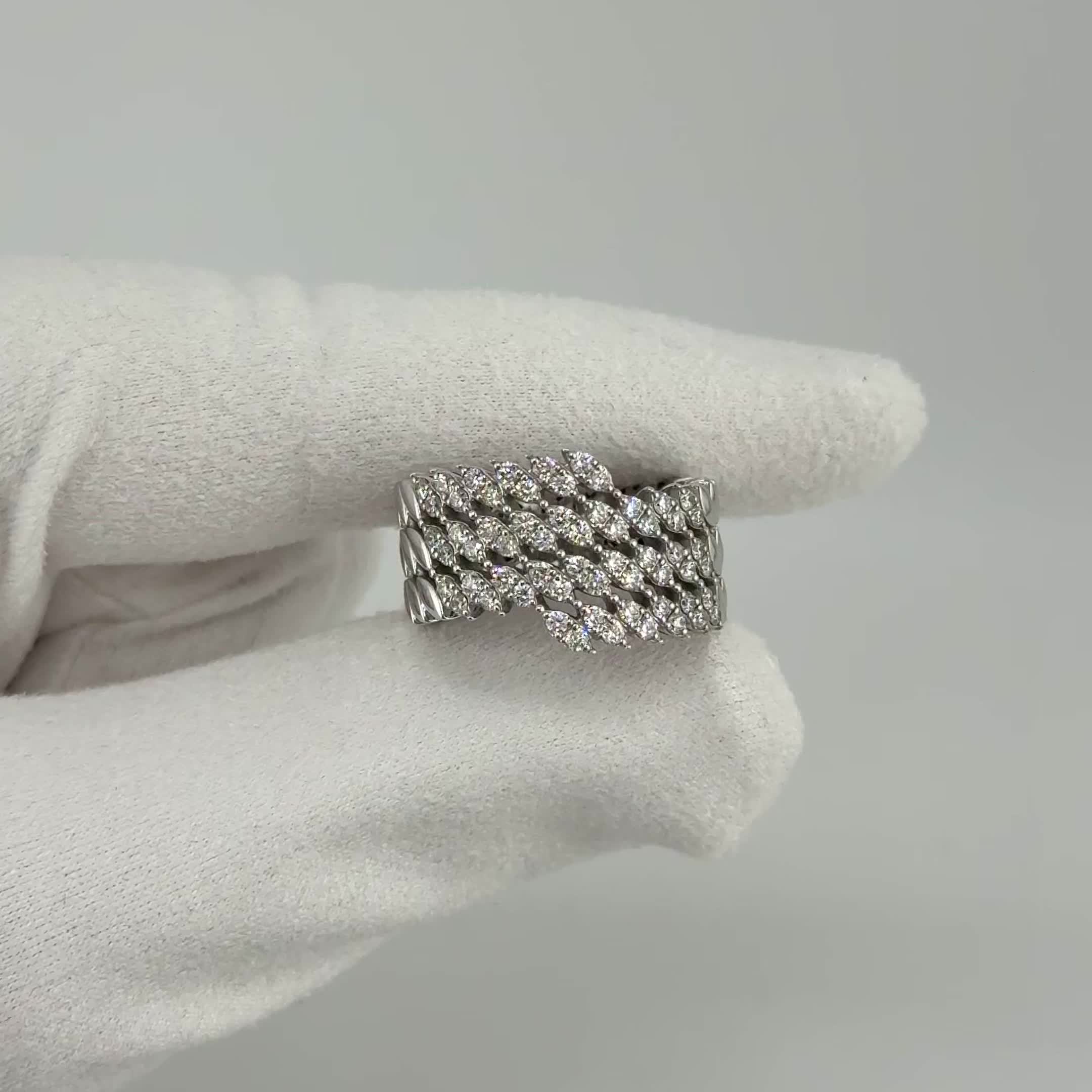 Кольцо с бриллиантами из белого золота 585 пробы арт. К/728-220