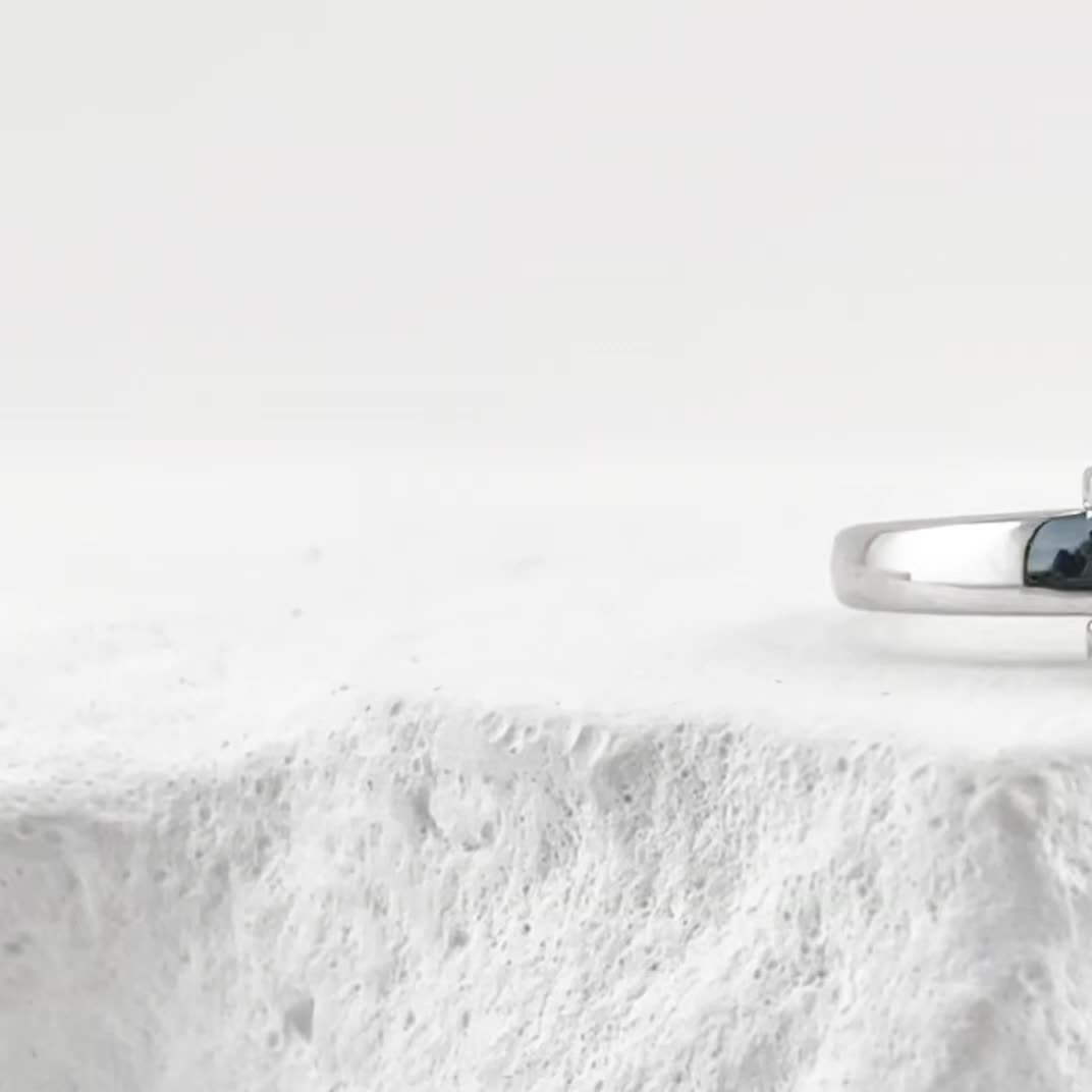 Кольцо с бриллиантом из белого золота 585 пробы арт. К/454-220