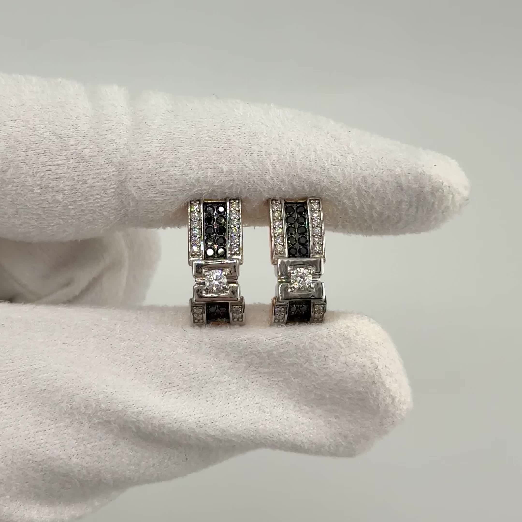 Серьги с бриллиантами из золота 585 пробы арт. С/938-0125