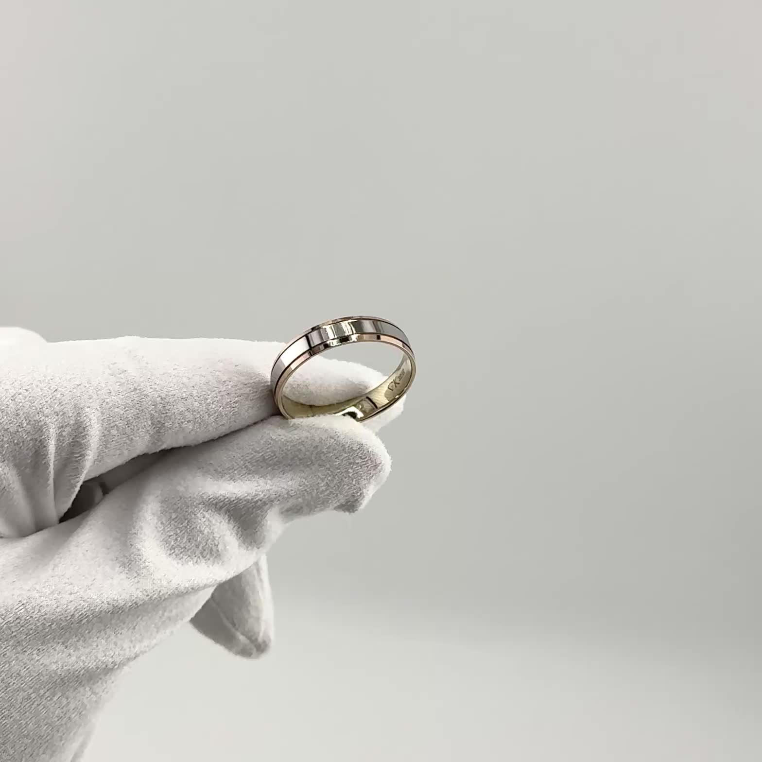 Кольцо обручальное из золота 585 пробы арт. Ш3-5/кб