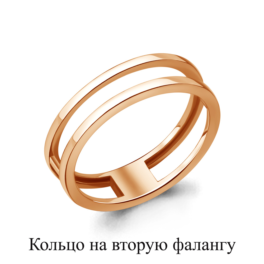 Кольцо на вторую фалангу из золота 585 пробы арт. 57003.1 купить в Минске